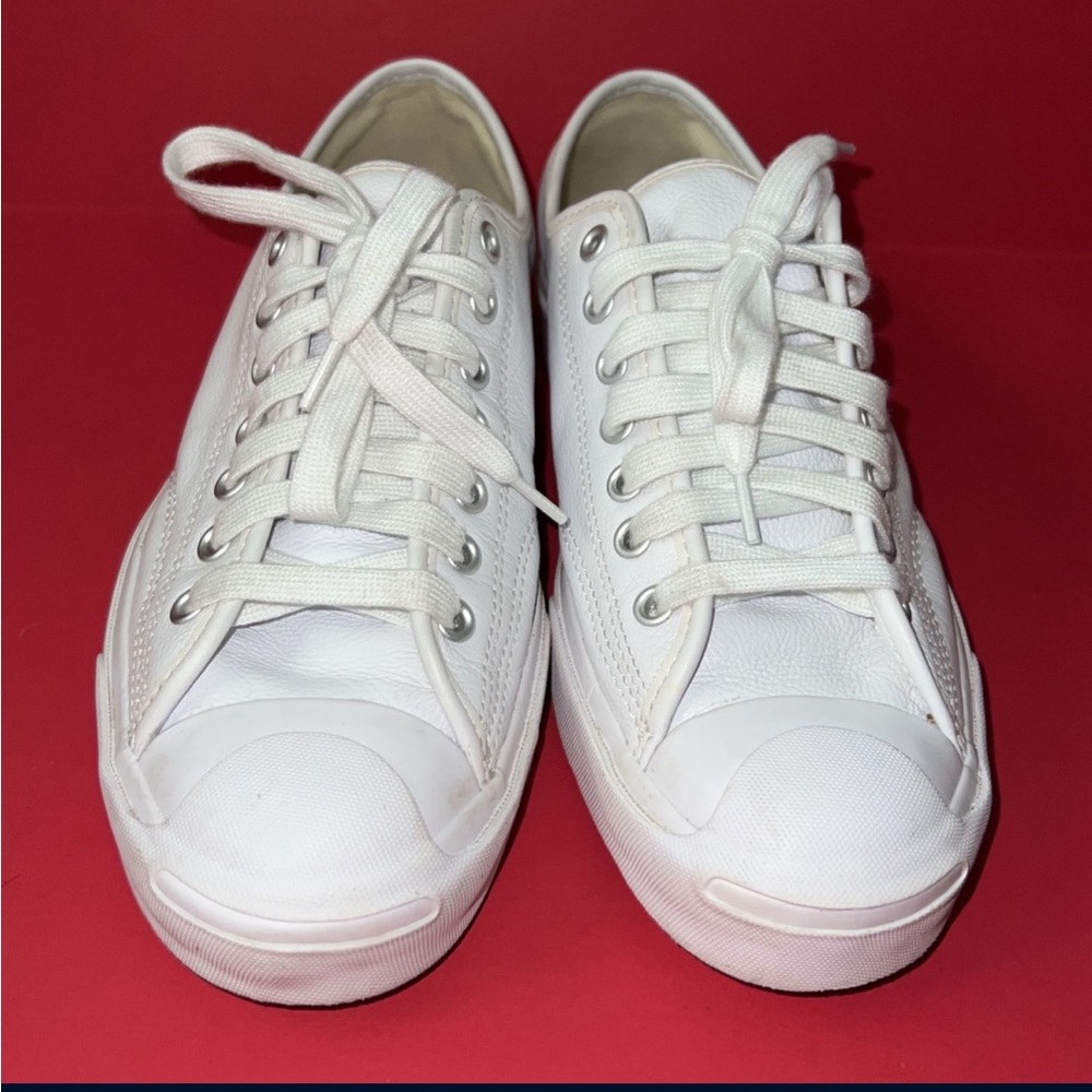 Converse Jack Purcell Mens Size 9 White Leather